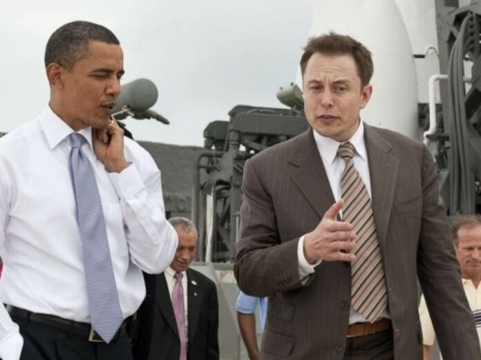 Barack Obama and Elon Musk