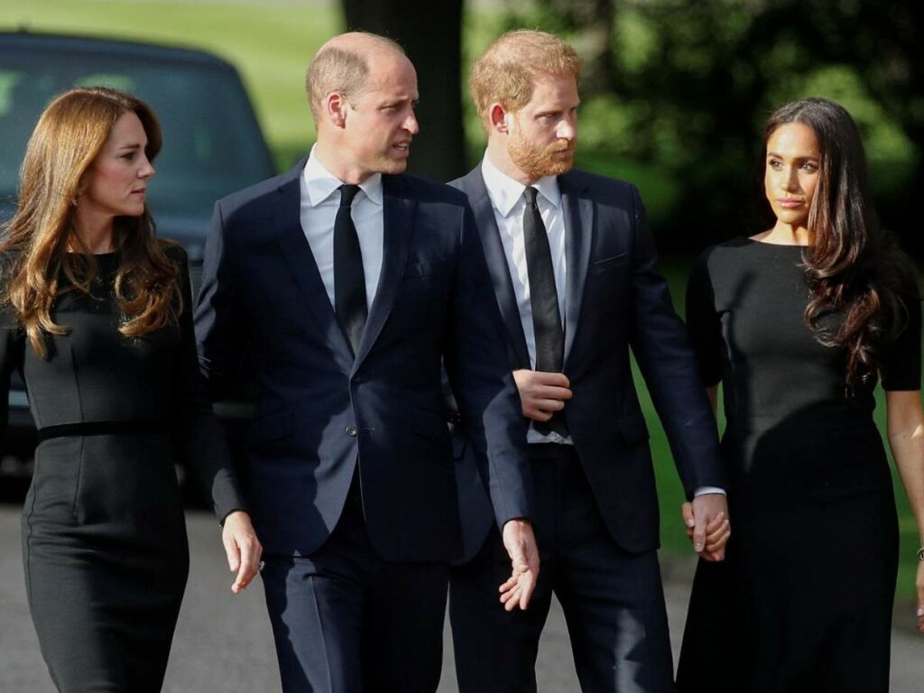 Kate Middleton, Prince William, Prince Harry and Meghan Markle