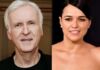 James Cameron and Michelle Rodriguez