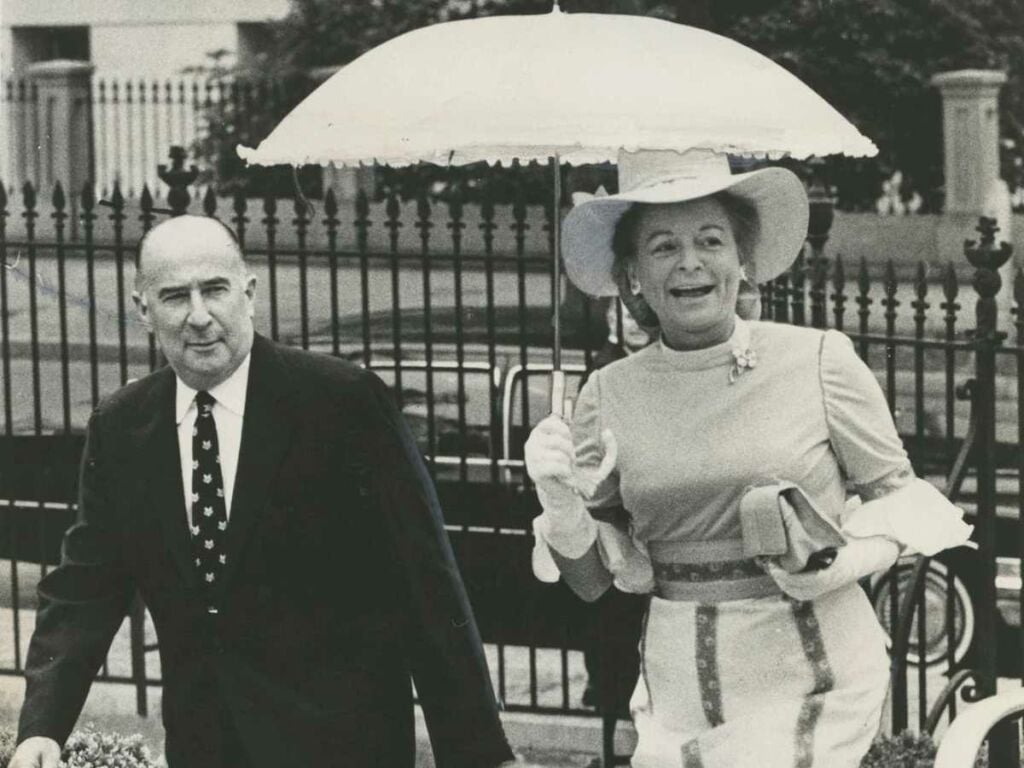 John and Martha Mitchell married in 1957