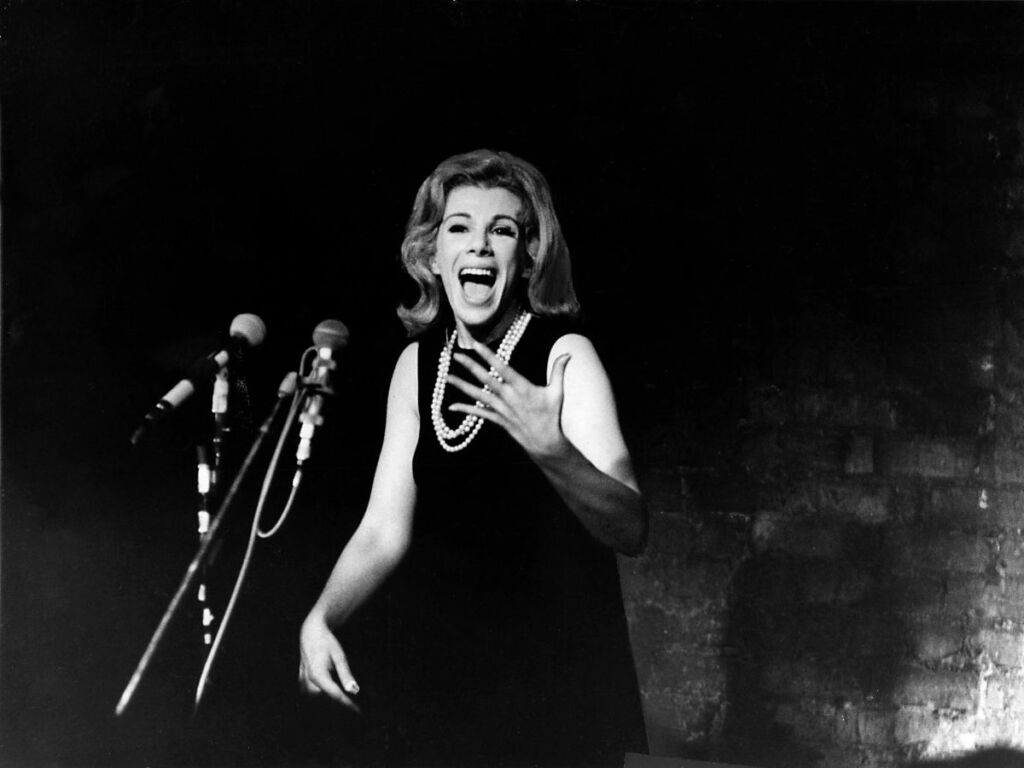 Joan Rivers performing stand-up