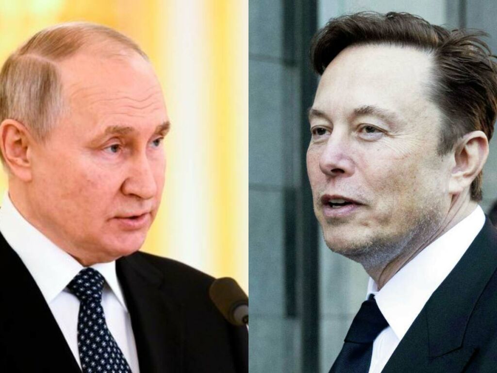 Elon Musk and Vladimir Putin