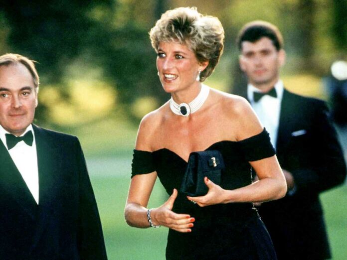 Princess Diana wore the Christina Stambolian revenge dress at the Vanity Fair gala