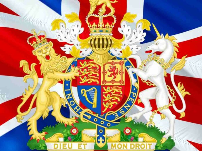 Royal coat of arms of the UK
