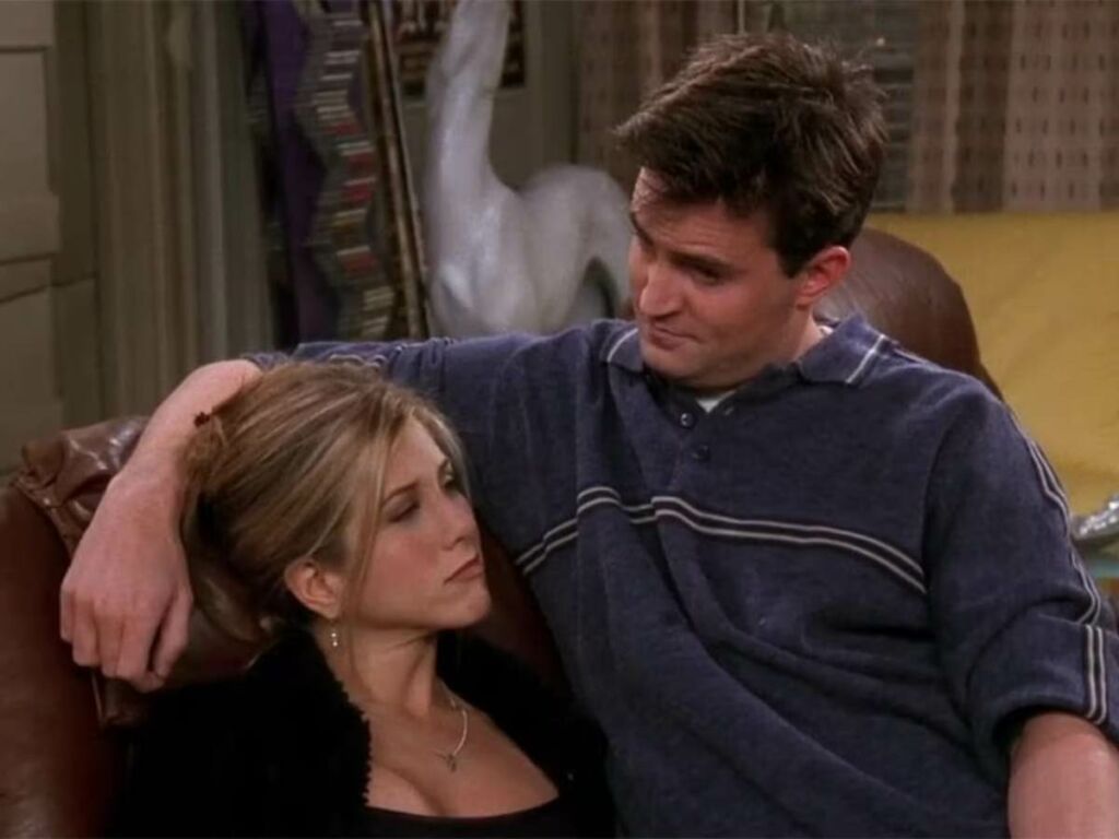 Jennifer Aniston and Matthew Perry on 'Friends'