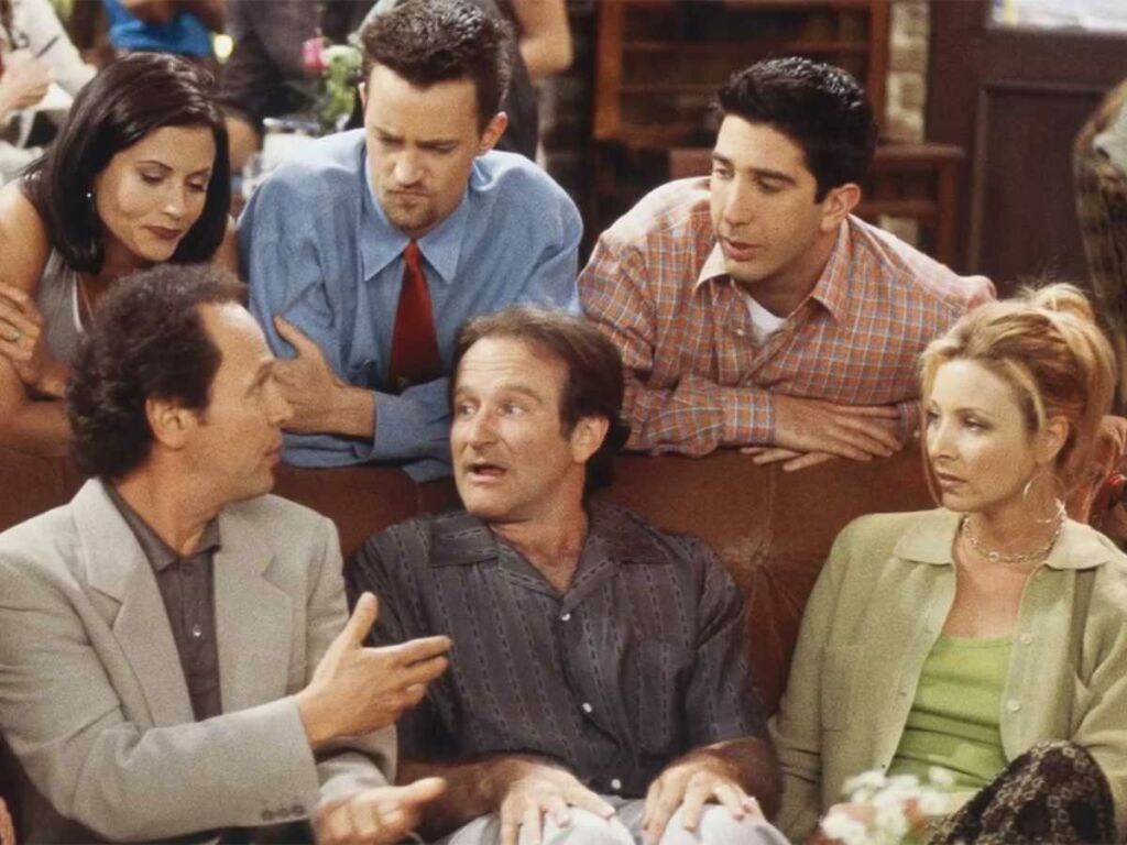 Robin Williams and Billy Crystal's appearance on 'Friends' was unplanned