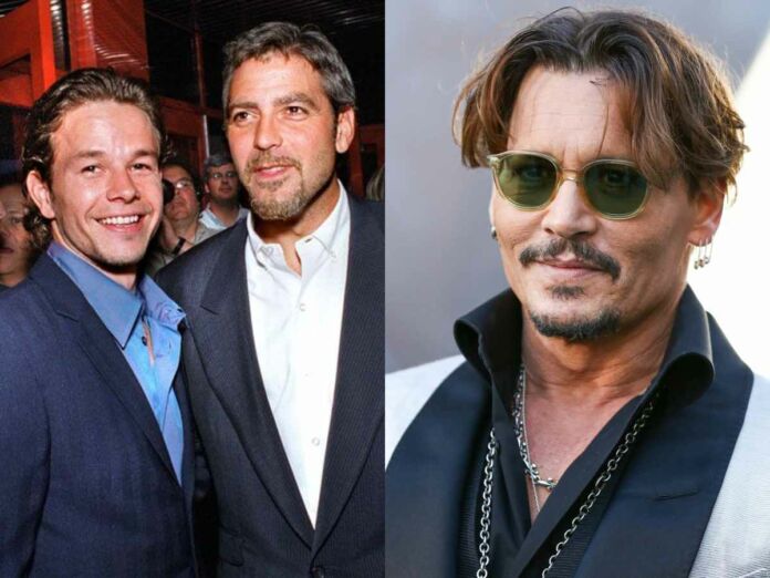 Mark Wahlberg, George Clooney and Johnny Depp