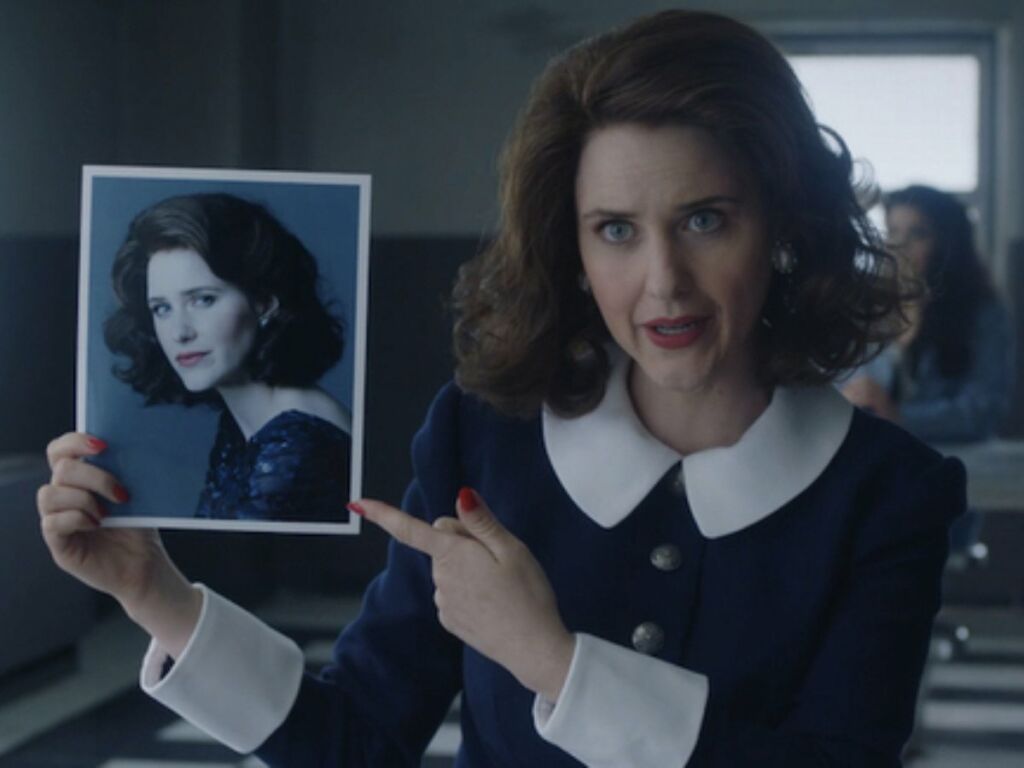 Rachel Brosnahan in  'The Marvelous Mrs. Maisel'