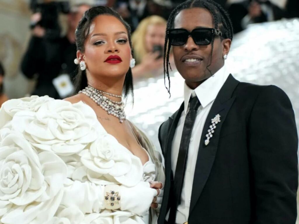 Rihanna and A$AP Rocky at the Met Gala 2023