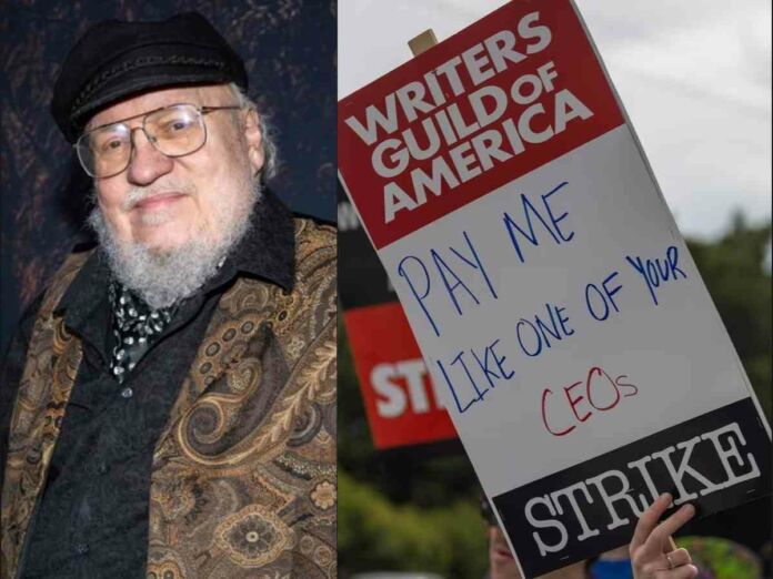 George R. R. Martin is standing by the brotherhood of writers