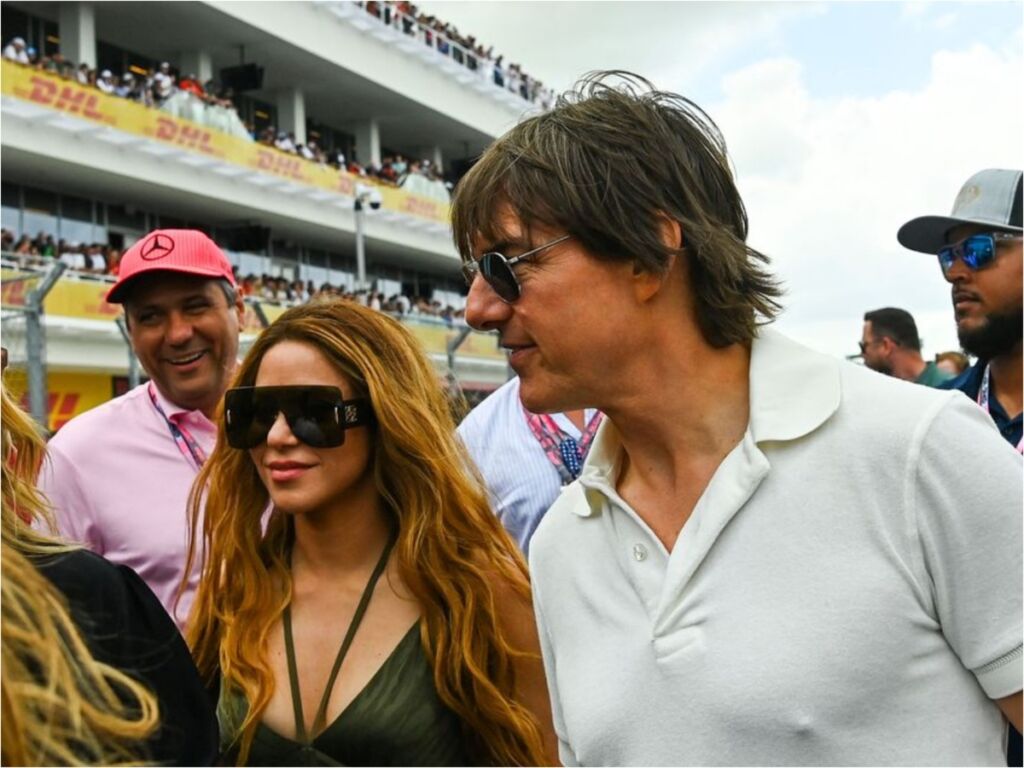 The Columbian singer was previously spotted with Tom Cruise
