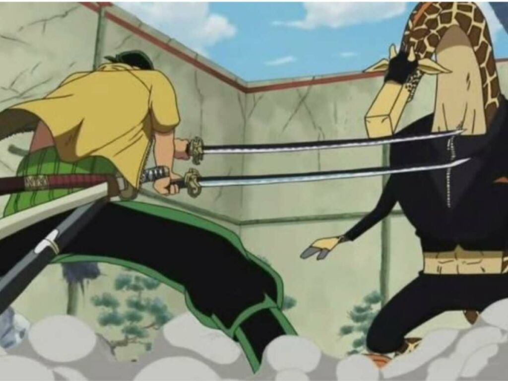 Zoro Vs Kaku 