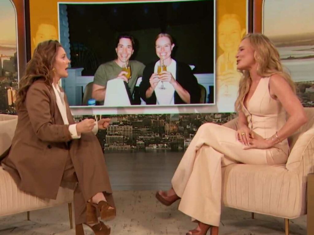 Kate Bosworth (right) on 'The Drew Barrymore Show' 