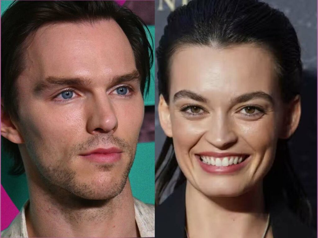 Nicolas Hoult (left) and 
Emma Mackey (right)