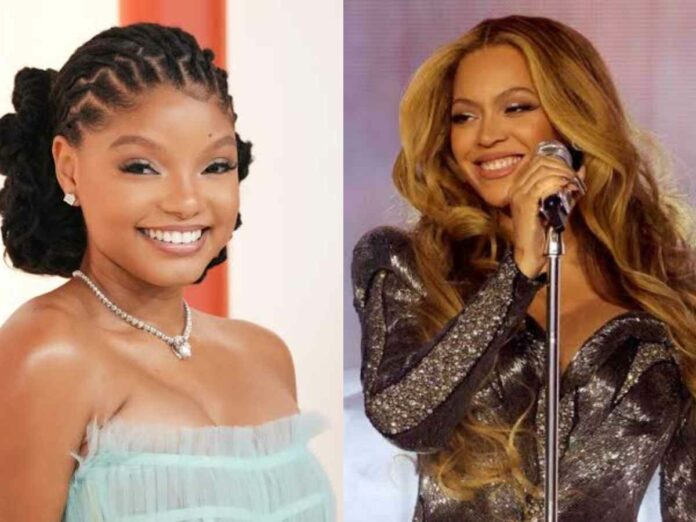 Beyoncé told Halle Bailey to not read the hateful comments