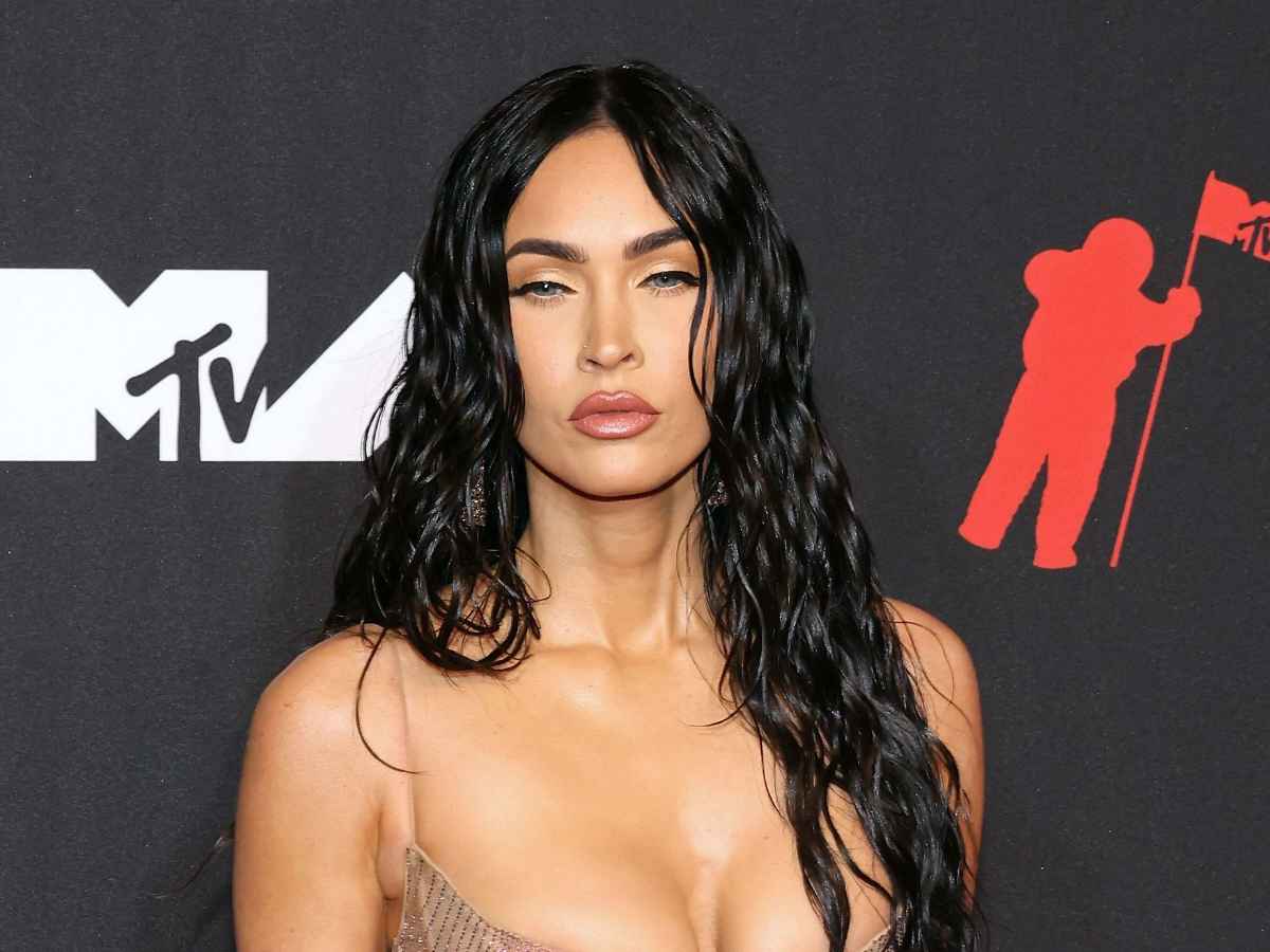 Megan Fox Puts Her Breasts On Display In Hot SeeThrough Dress At