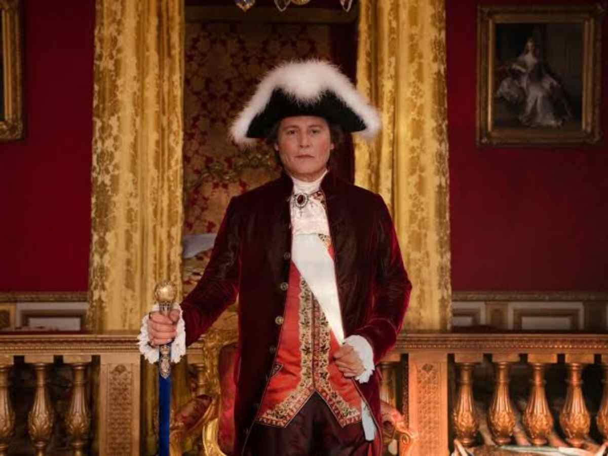 Johnny Depp as Louis XV in 'Jeanne du Barry'
