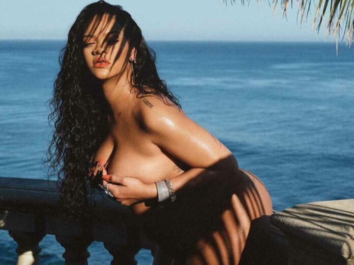 Rihanna posted throwback pictures to her first maternity shoot