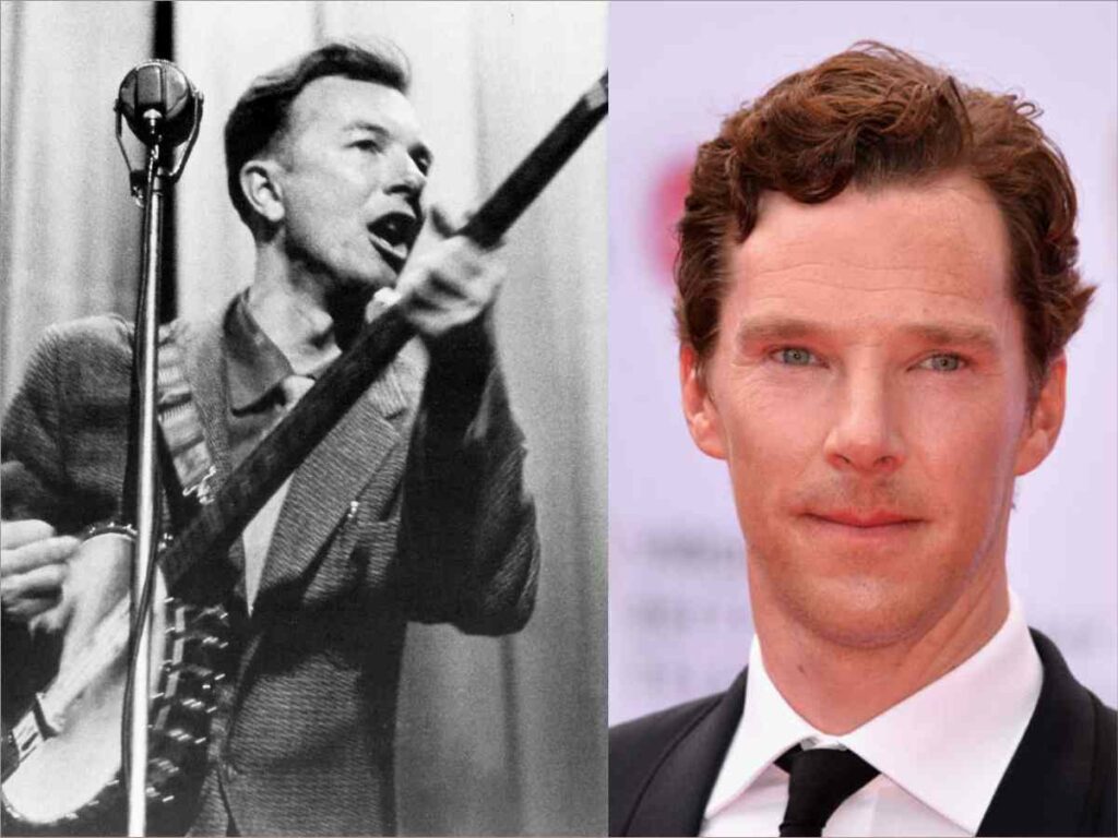 Pete Seeger and Bennedict Cumberbatch