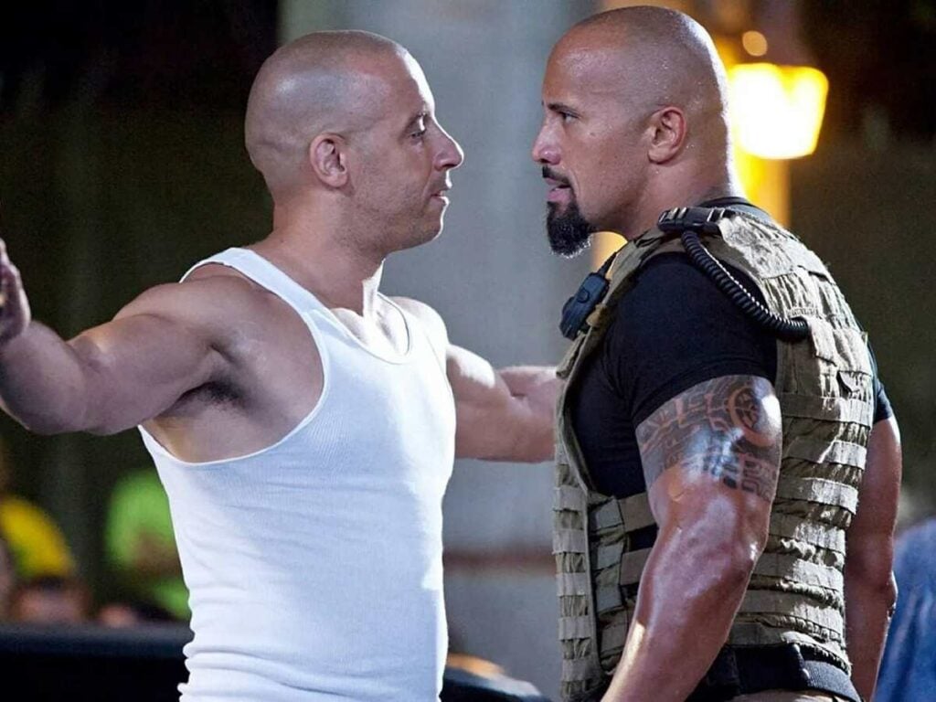  Vin Diesel and Dwayne Johson
