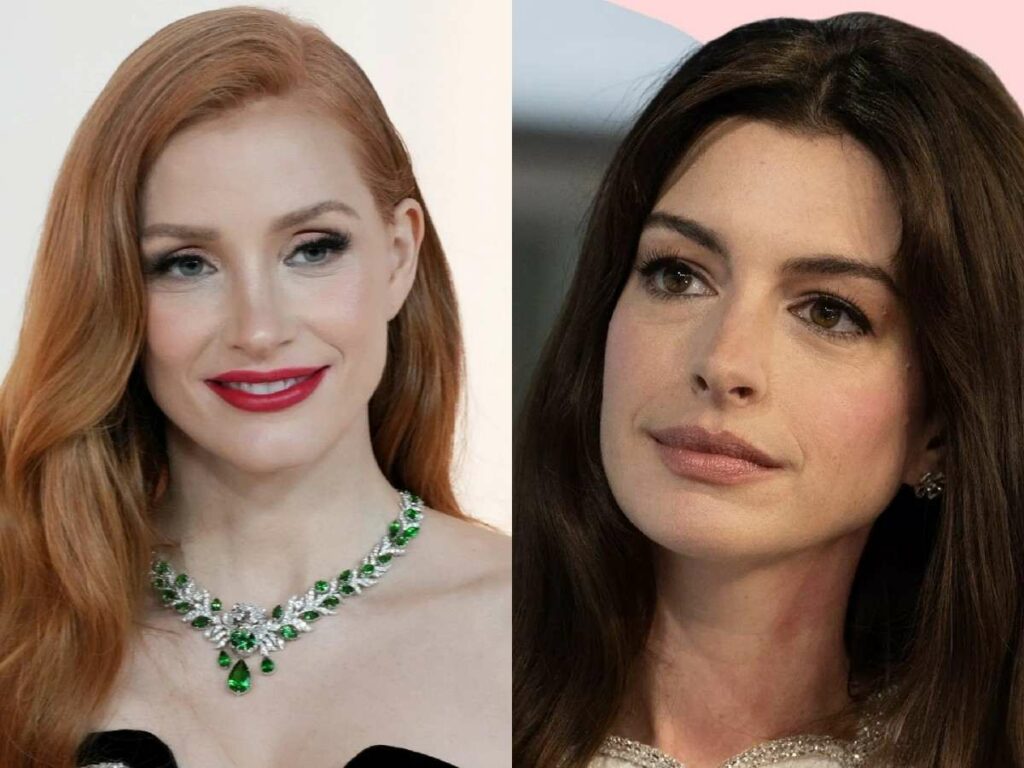 Jessica Chastain And Anne Hathaway