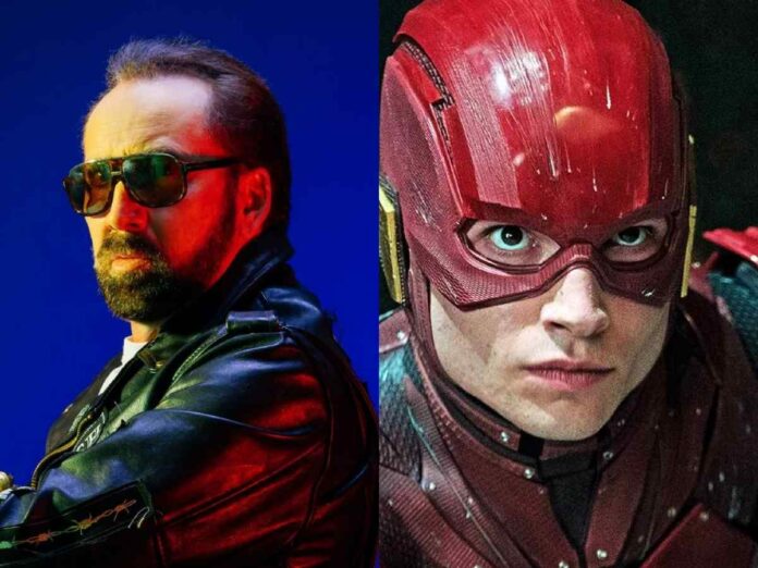 Nicolas Cage will done the cap for 'The Flash' cameo