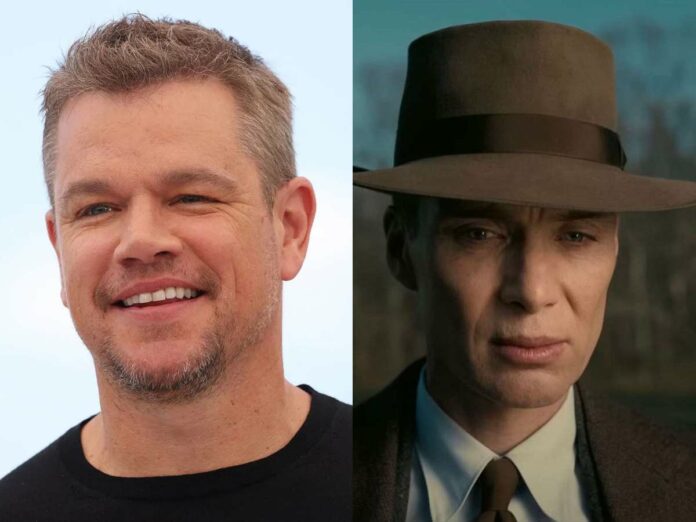 Matt Damon can't wait to watch Cillian Murphy's performance one more time