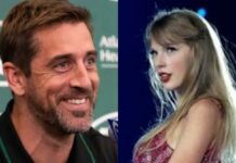 NFL fans trolled Aaron Rodgers for dancing at the Taylor Swift's New Jersey concert