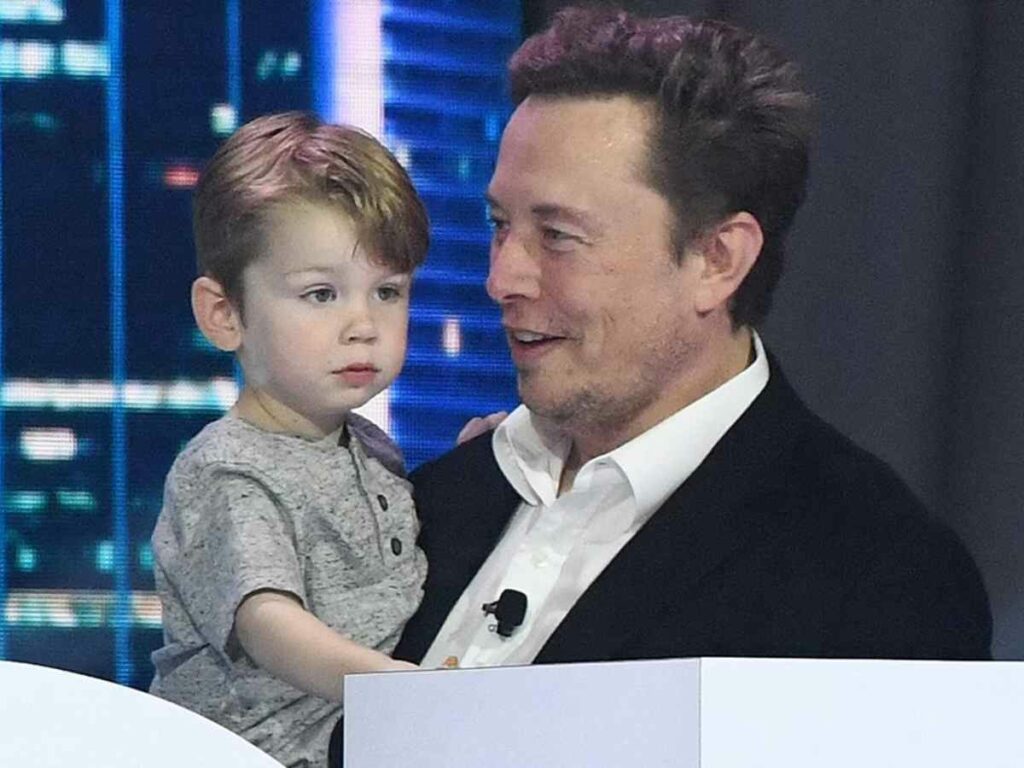 Elon Musk and X Æ A-XII