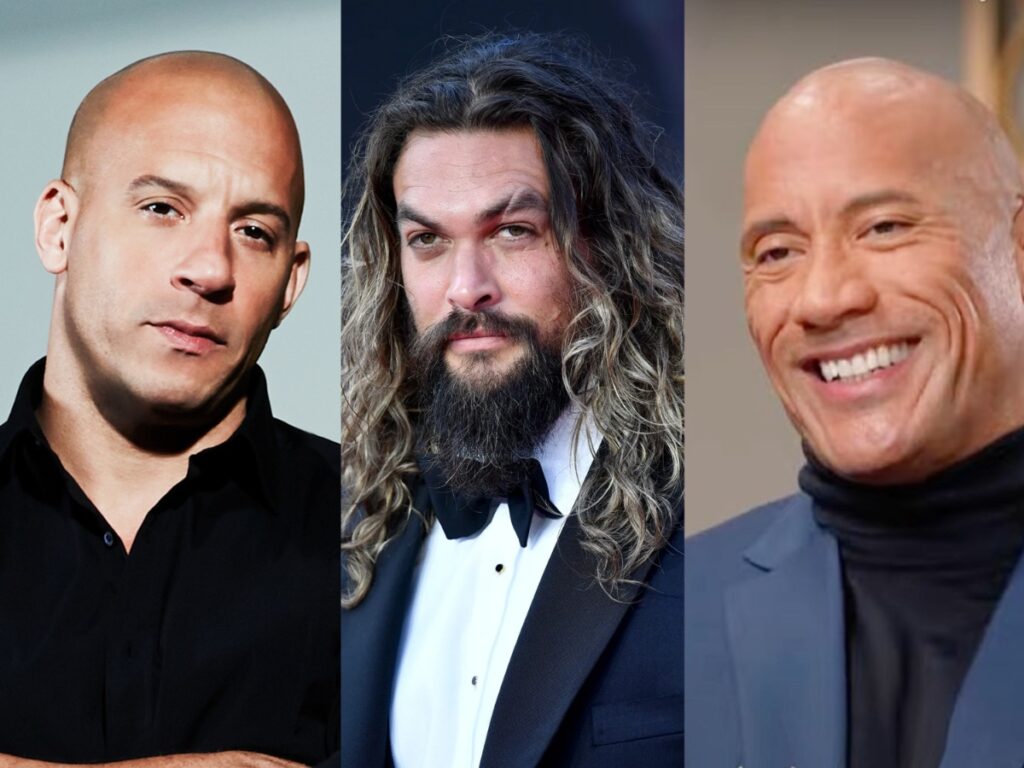 Vin Diesel Jason Momoa Dwayne the Rock Johnson 6'5 Hafbor Julius The  Mountain Bjdrnsson 6' 8 (205 em) Olivier The Dutch Giant Richters 6'  (182 cm) 6' 3 (193 cm) 6' 5 (