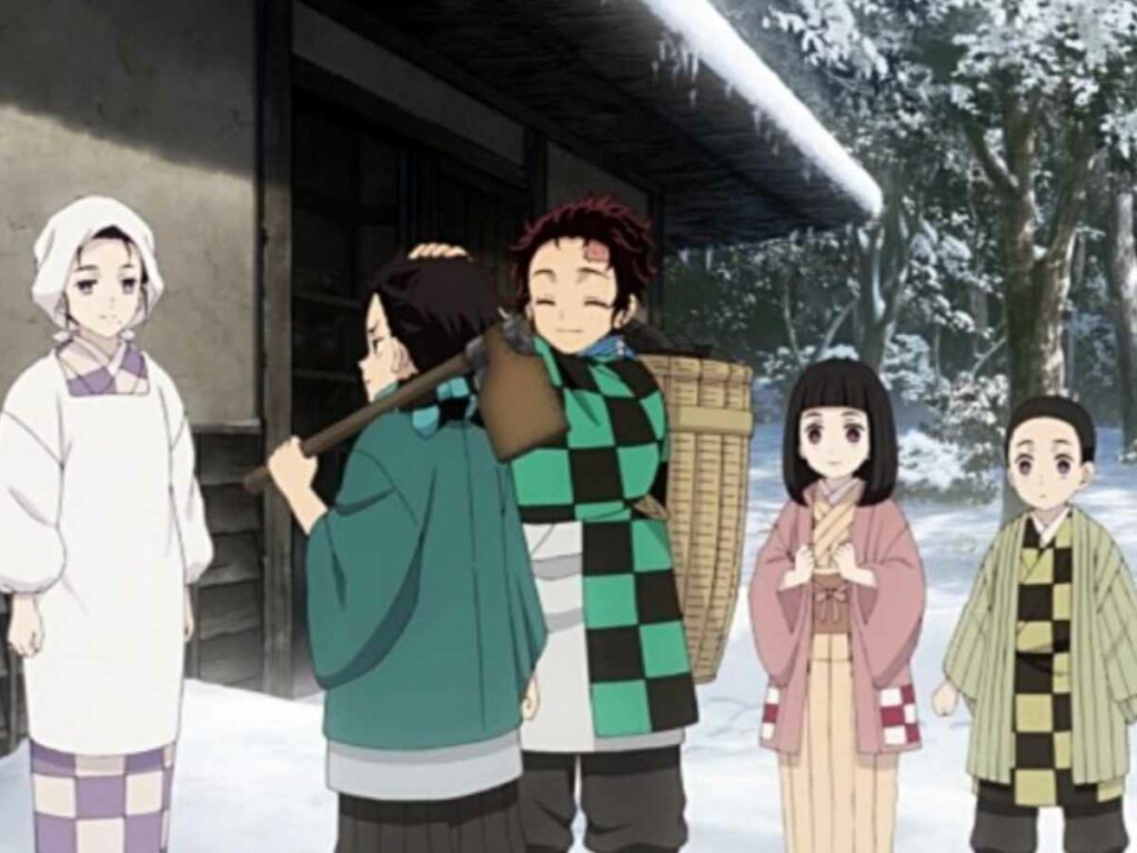 Tanjiro with his family