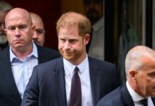 Prince Harry after his court appearance