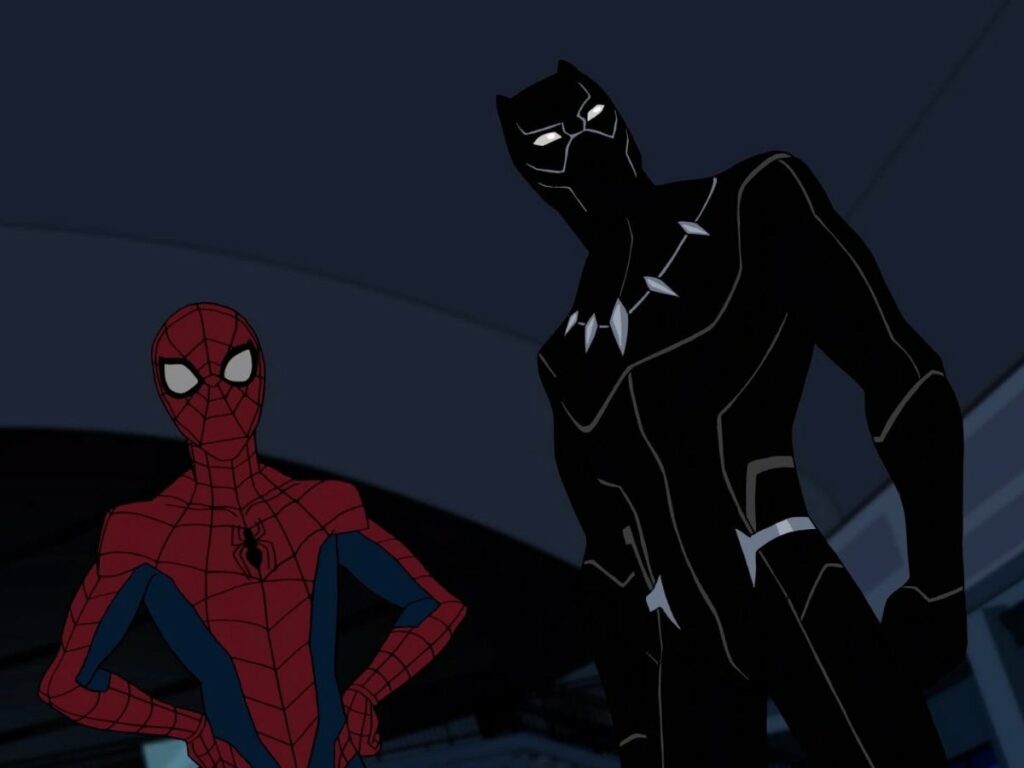 Spiderman and Black Panther