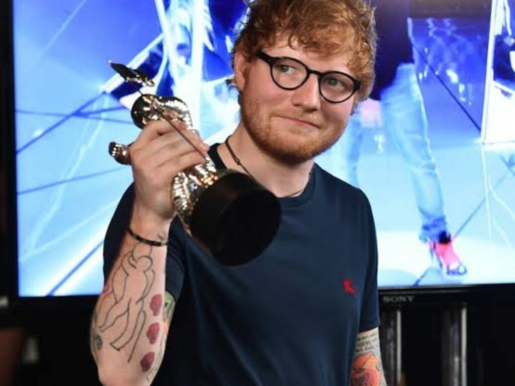 Ed Sheeran's mother and child tattoo