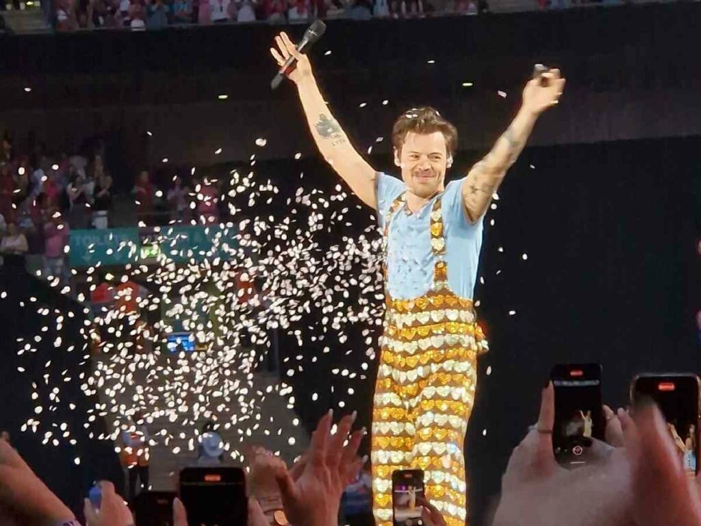 Harry Styles revealed baby's gender of a pregnant woman at the Wembley Stadium