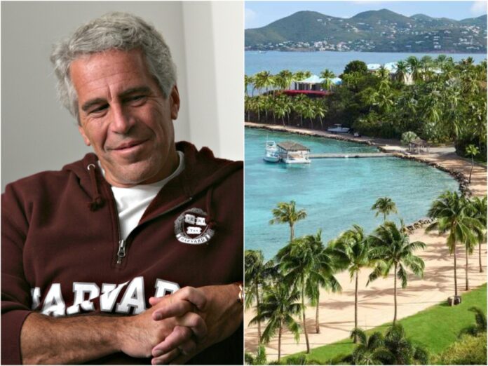 Jeffrey Epstein and his private island