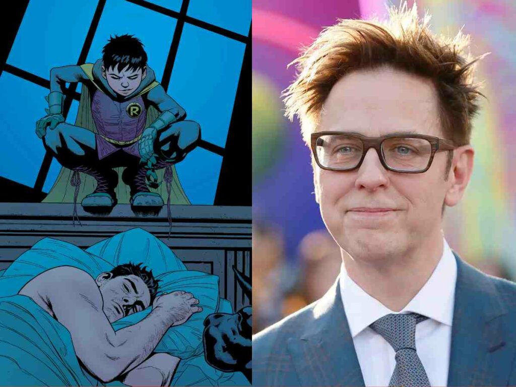 James Gunn (left) is excited about Damian Wayne's character in 'Batman: The Brave And The Bold'