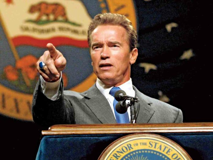 Arnold Schwarzenegger would like to give politics another go