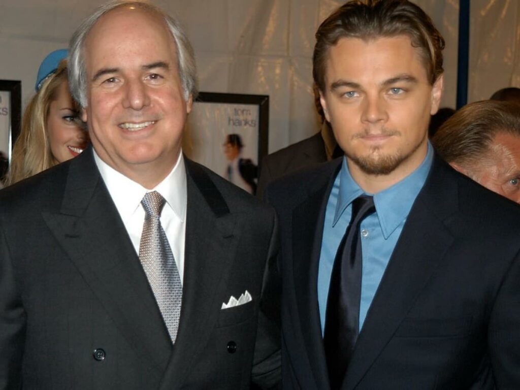 Leonardo DiCaprio (right) with real life Frank Abagnale Jr. (left)
