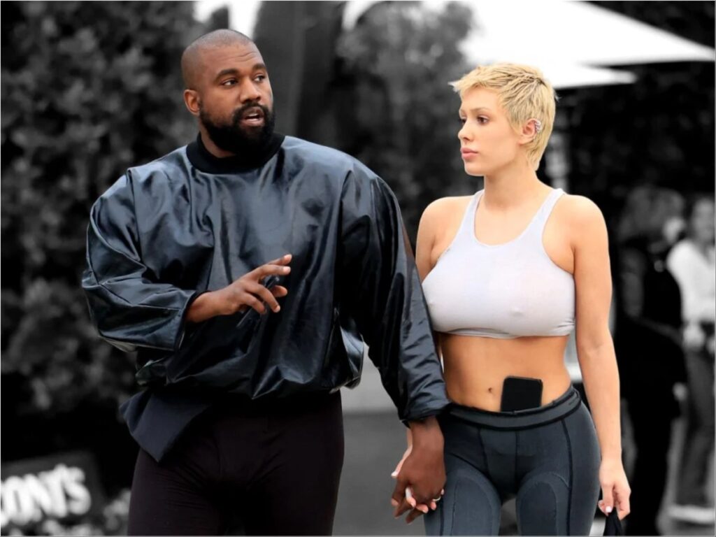 Kanye West and Bianca Censori