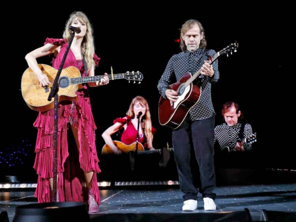 Taylor Swift and Aron Dessner