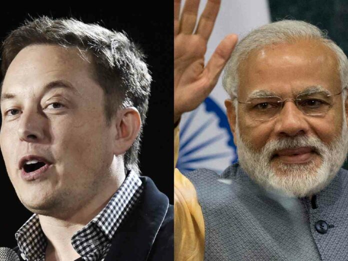 Elon Musk met the Indian Prime Minister Narendra Modi