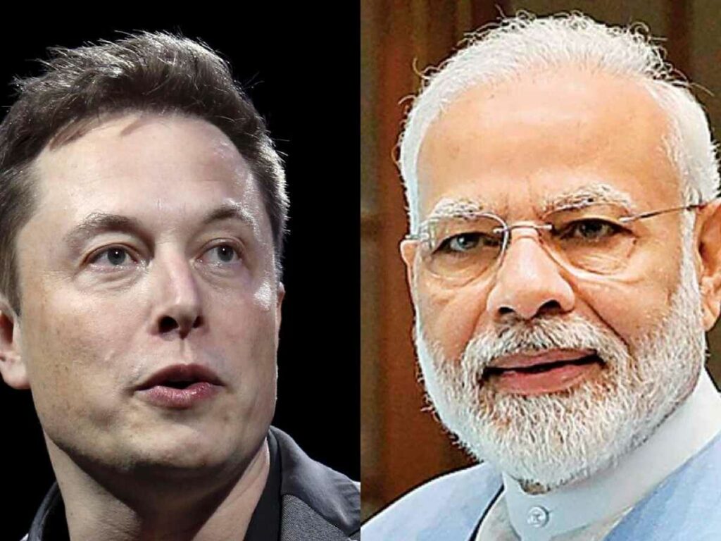 The Tesla CEO met Narendra Modi for the first time since 2015