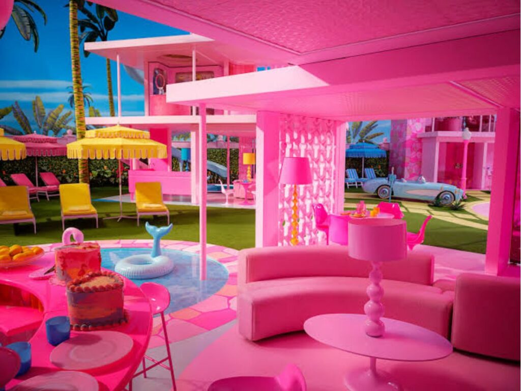 The Barbie dreamhouse 