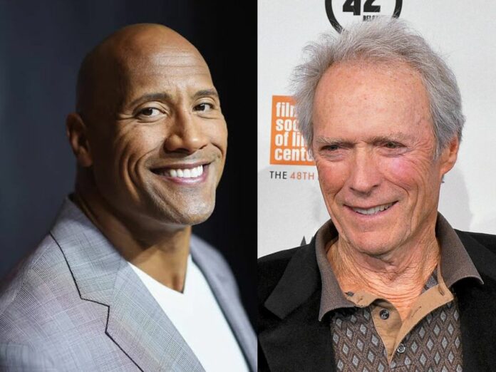 Dwayne Johnson and Clint Eastwood
