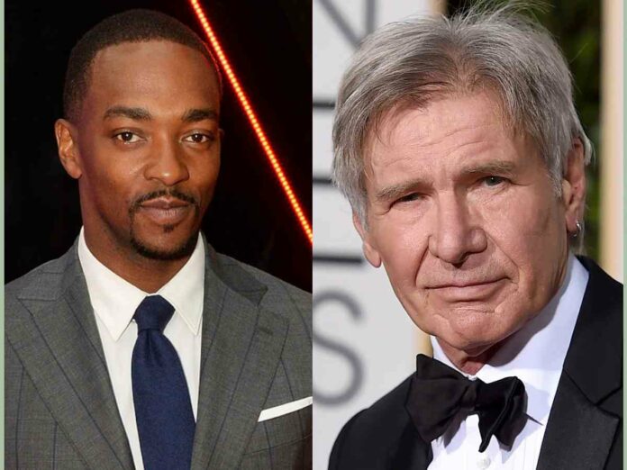 Anthony Mackie found Harrison Ford to be a much needed presence while filming 'Captain America: Brave New World'