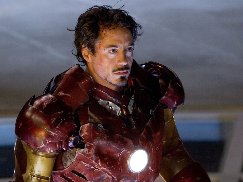 Robert Drowney Jr, as Iron Man