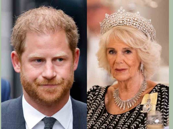 Prince Harry's comments about Queen Camilla Consort has ruined his chances to get back with the royal family