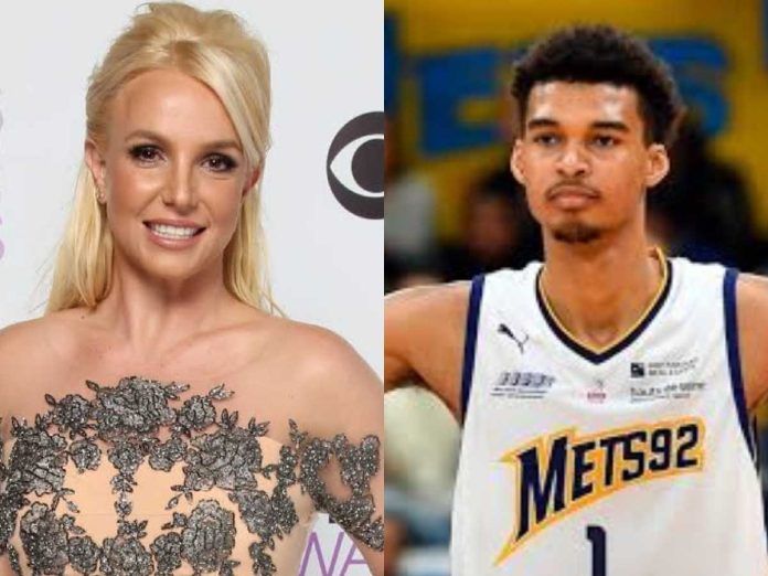 Victor Wembanyama reacts to Britney Spears' slap incident