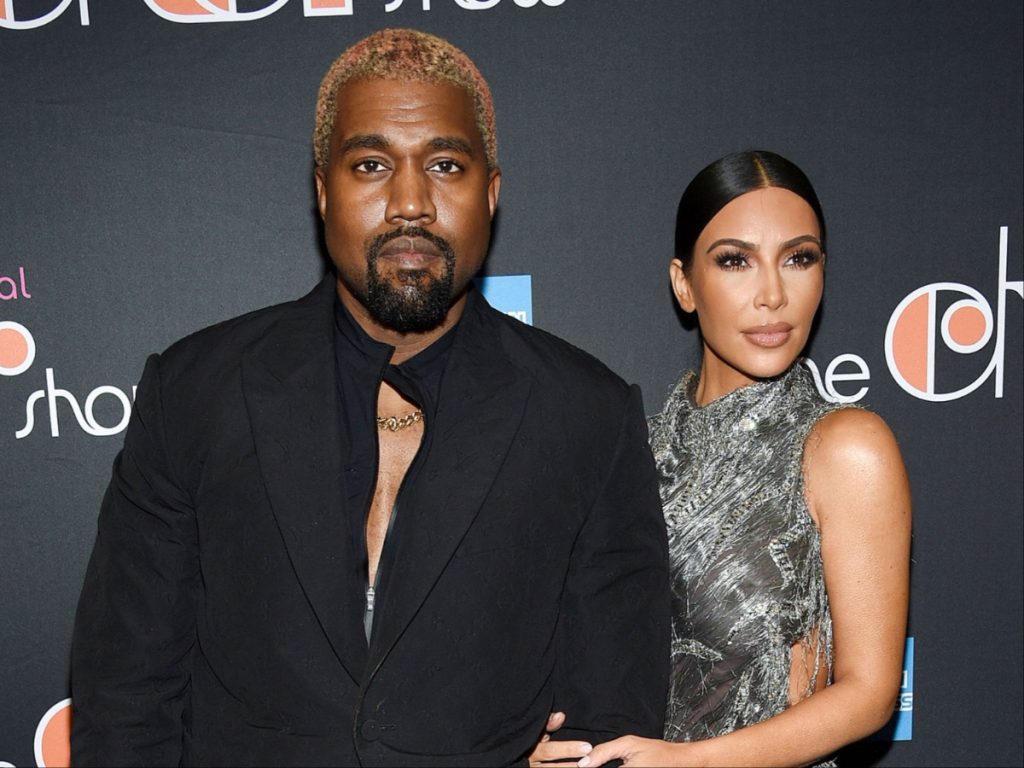 Kanye West and Kim Kardashian